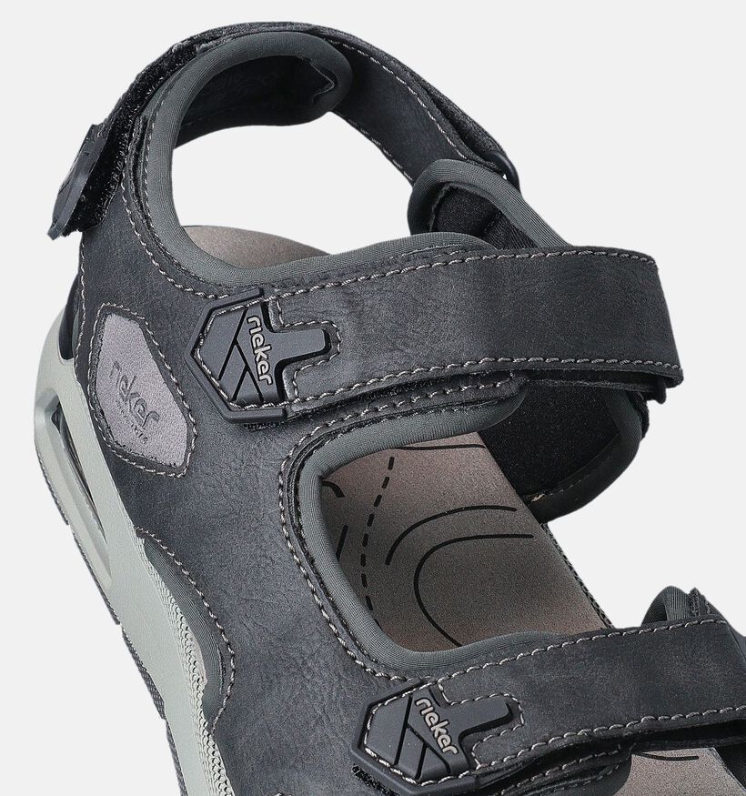 Rieker Sandales en Noir pour hommes (354838)