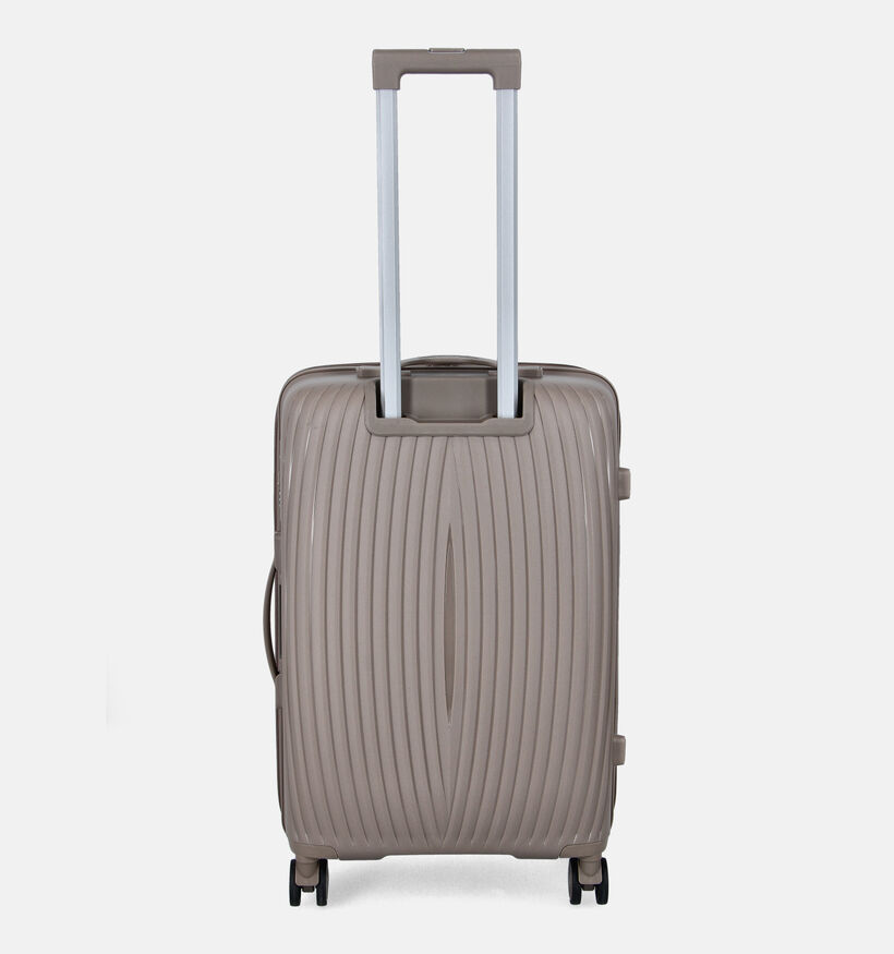 Love To Travel Taupe Medium Reiskoffer voor dames, heren (365825)