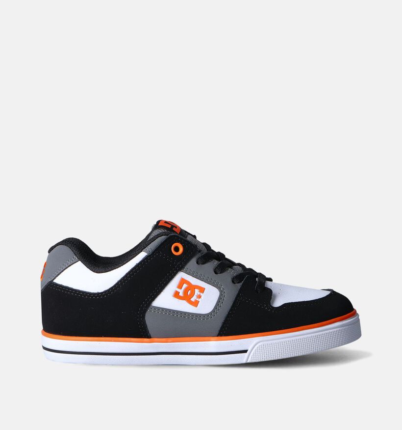 DC Shoes Pure Elastic Baskets de skate en Gris pour garçons (350826)