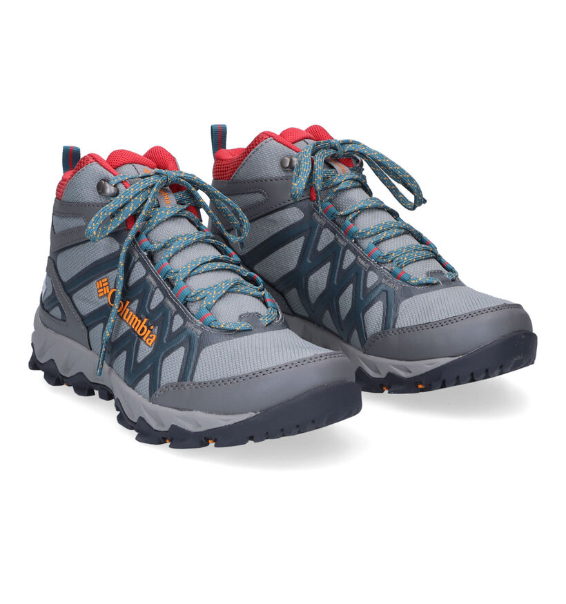 Colombia Peakfreak X2 Mid Outdry Bottines en Gris pour femmes (303801) - pour semelles orthopédiques