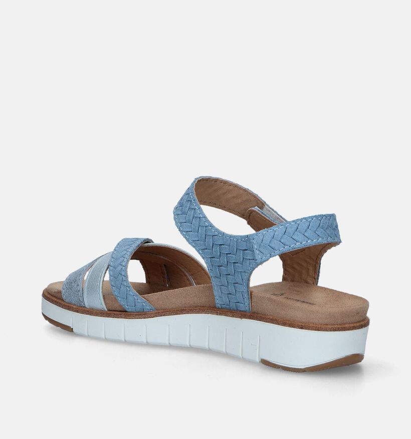 Solemade Romi Sandales pour semelles orthopédiques en Bleu pour femmes (341064) - pour semelles orthopédiques