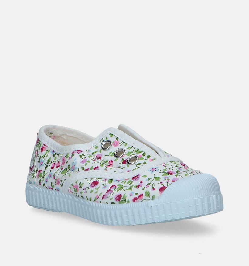 Cienta Slip-ons en Blanc pour filles (348702) - pour semelles orthopédiques