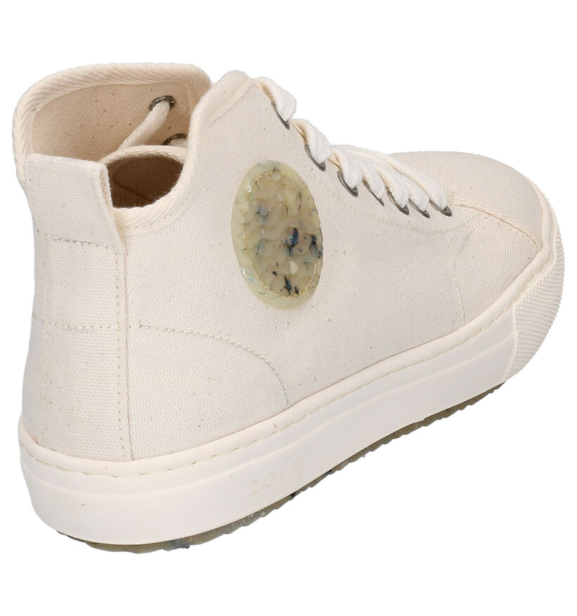 Zouri Chlorella Gele Sneakers in stof (275255)