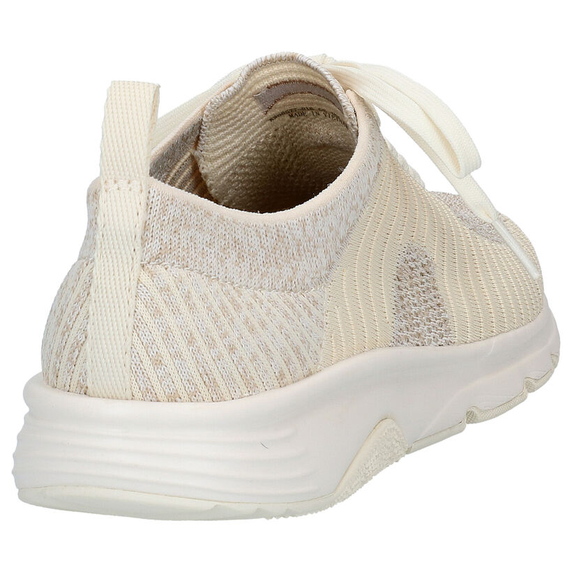 Camper Chaussures à lacets en Beige clair en textile (288398)