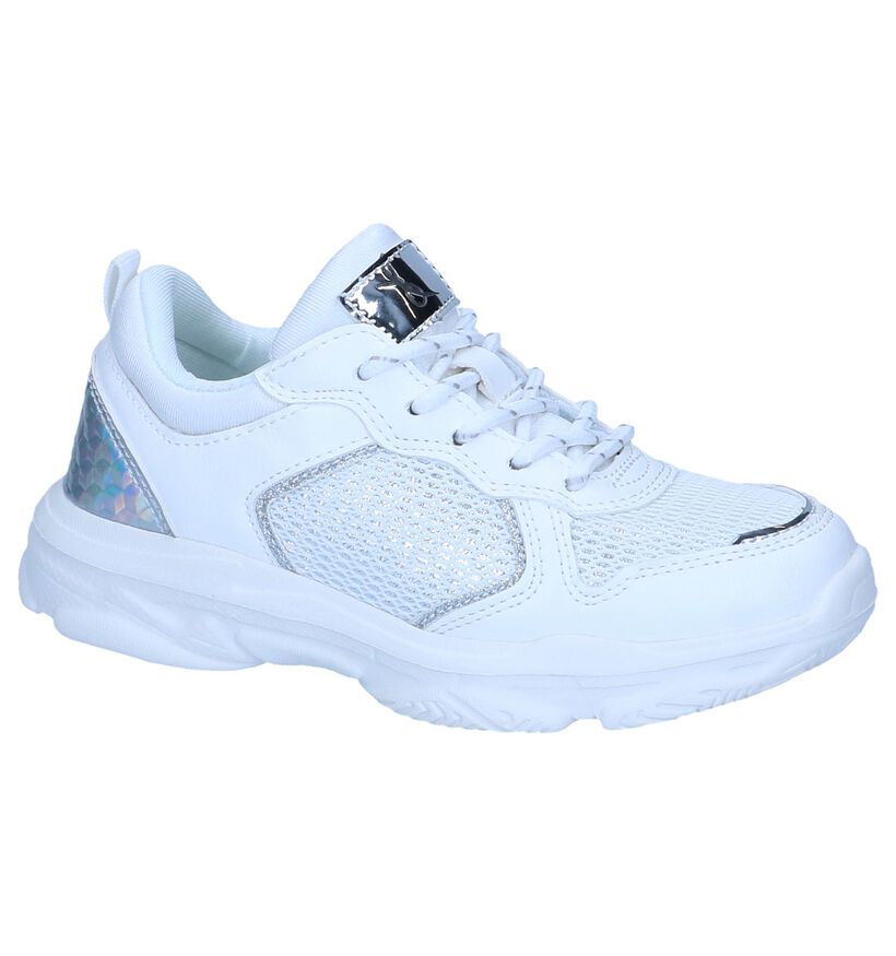 Witte Sneakers Milo & Mila in kunstleer (241411)