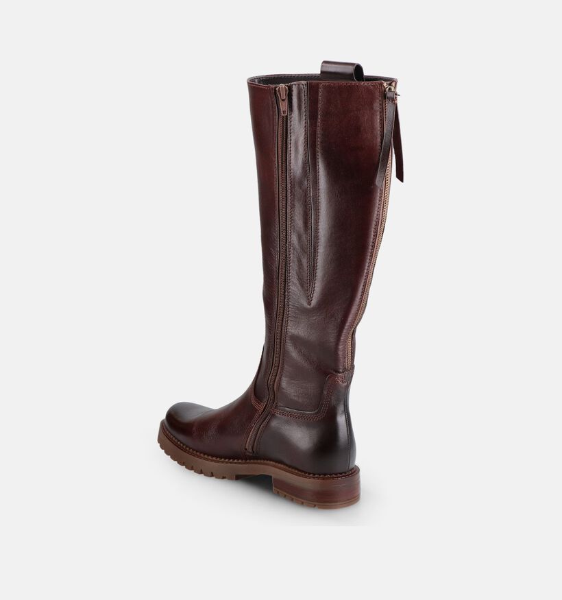Gabor Donkerbordeaux Lange Laarzen voor dames (380068)