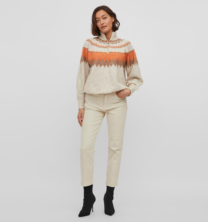 Vila Alva Pull en Beige (327379)