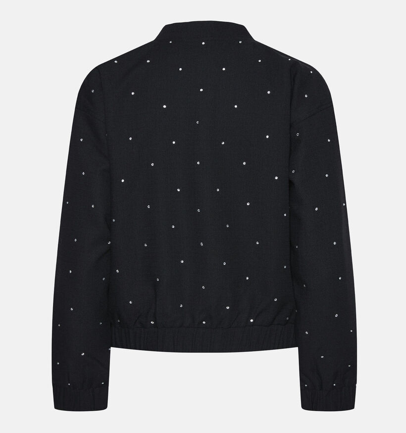 Pieces Rinnie Zwarte Bomber jas voor dames (348366)