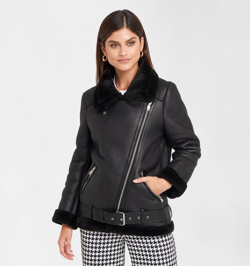 NA-KD Veste Bomber en Noir pour femmes (284004)