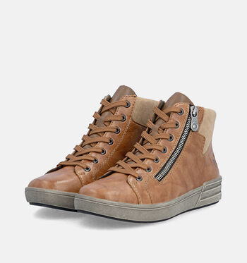 Rieker High Baskets Cognac