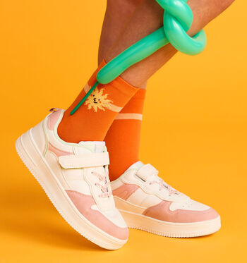 CEMI Baskets Blanc/Bleu/Rose