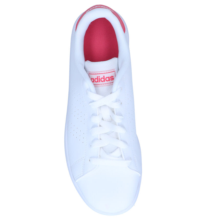 adidas Advantage K Baskets en Blanc pour filles (326890)