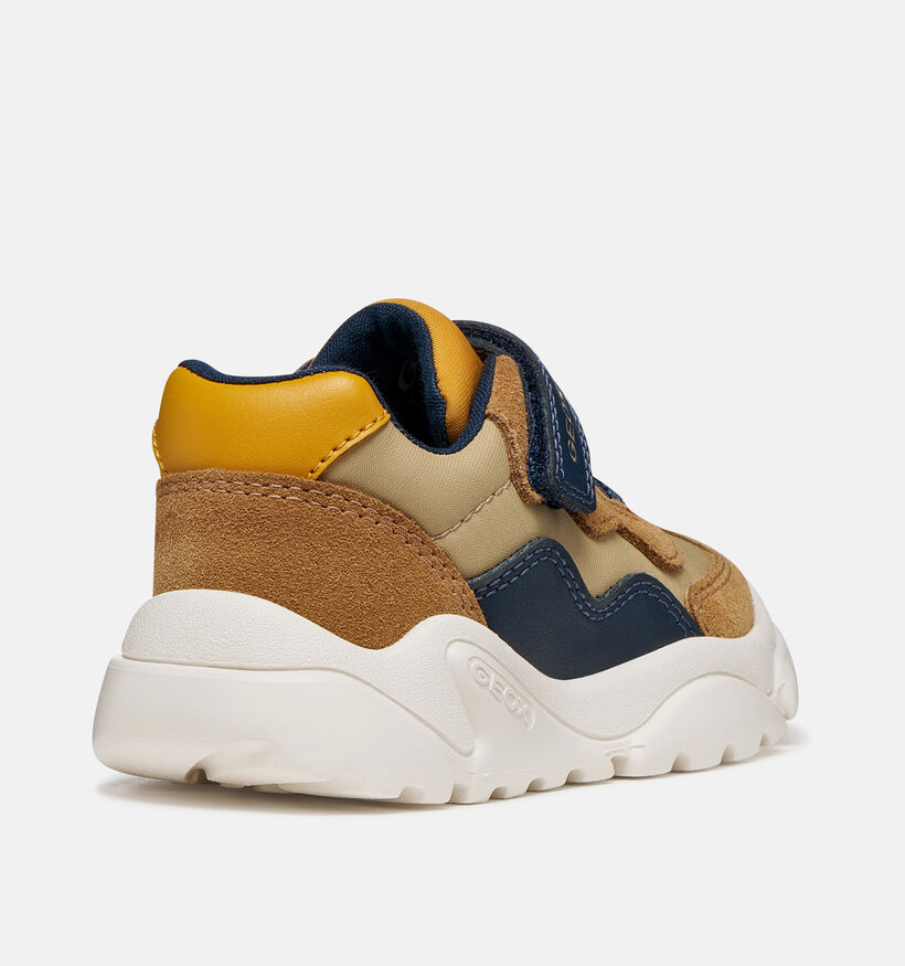 Geox Ciufciuf Cognac Sneakers voor jongens (376218) - geschikt voor steunzolen