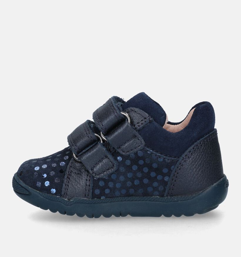 Geox Macchia Chaussures pour bébé en Bleu pour filles (330097) - pour semelles orthopédiques