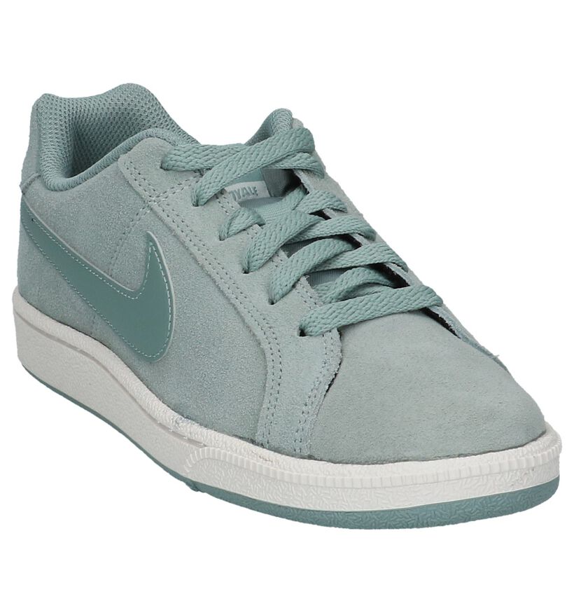 Nike Court Royale Munt Groene Sneakers in daim (222393)