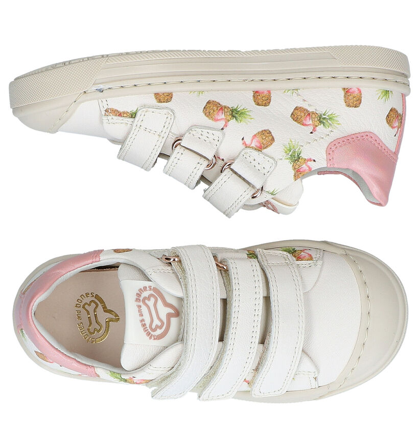 STONES and BONES Mitag Witte Sneakers in leer (287893)