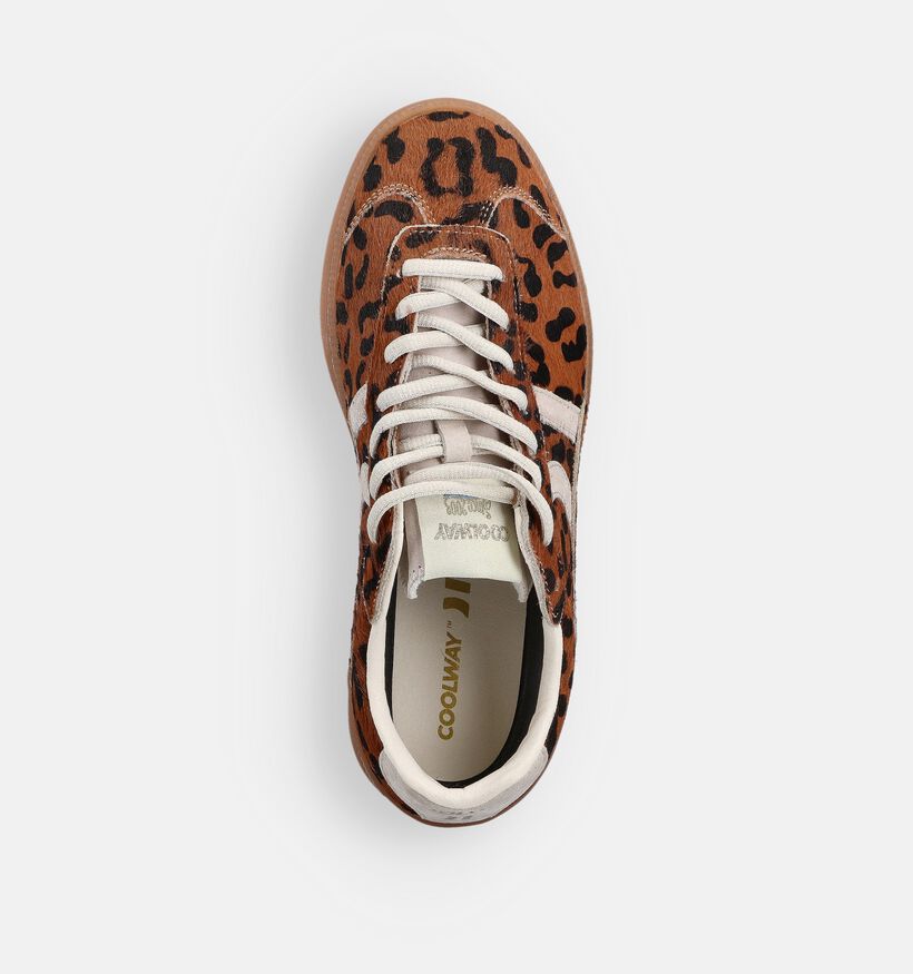 Coolway Duck Bruine Sneakers voor dames (364634) - geschikt voor steunzolen