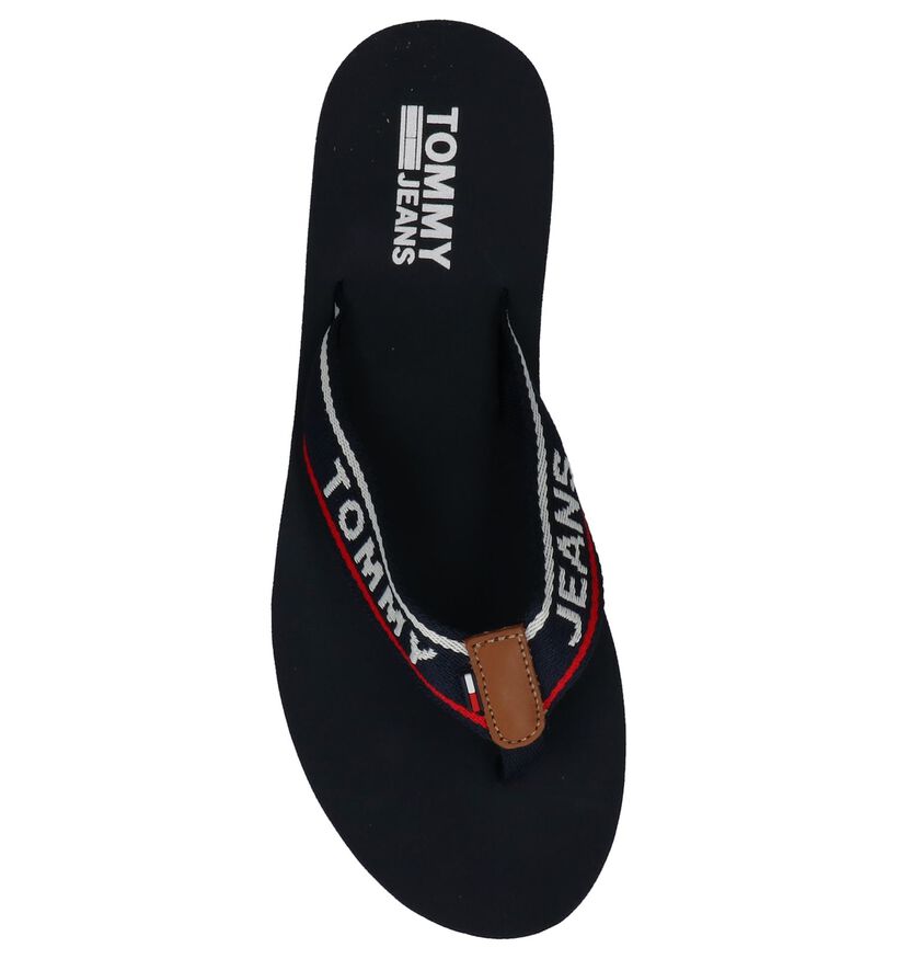 Teenslippers met Plateauzool Tommy Hilfiger Donker Blauw, , pdp