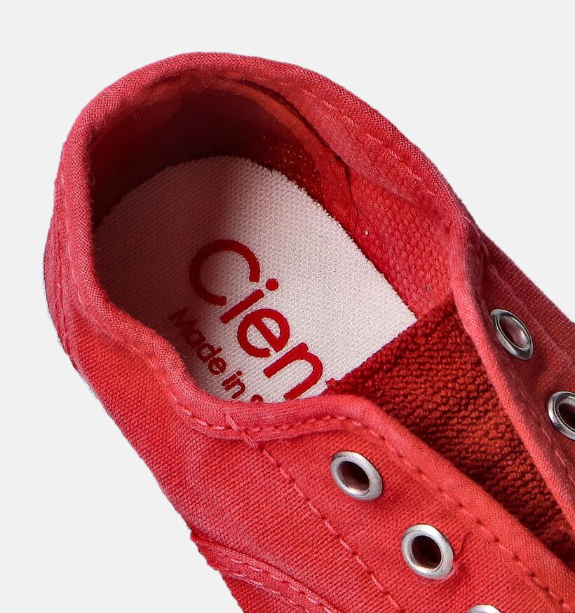 Cienta Rode Slip-ons voor jongens, meisjes (355499) - geschikt voor steunzolen