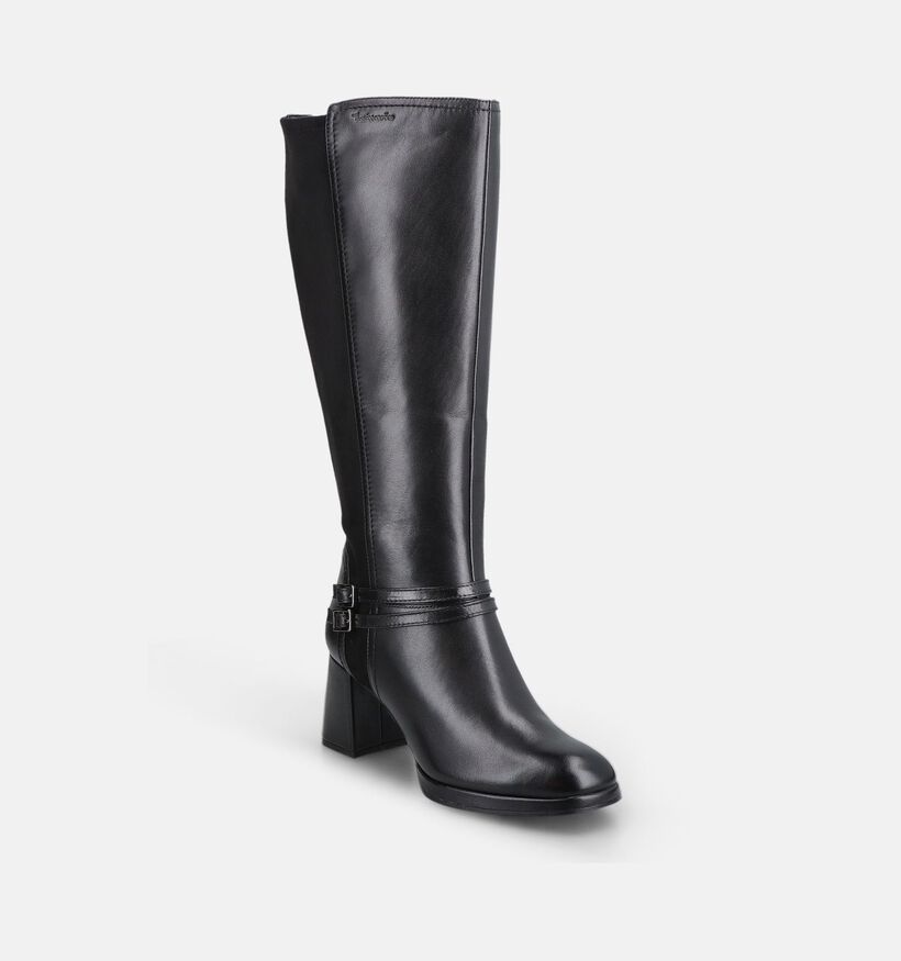 Tamaris Comfort Zwarte Lange Laarzen voor dames (378821) - geschikt voor steunzolen