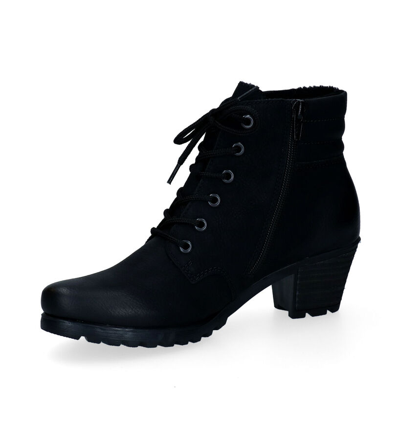 Rieker Bottines avec lacets en Noir pour femmes (328460)