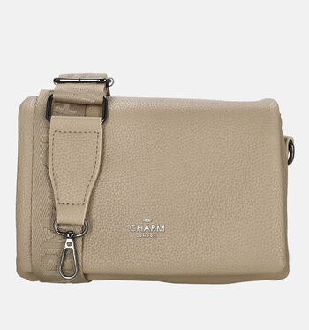 Charm London Crossbody tassen Beige/Cognac/Blauw