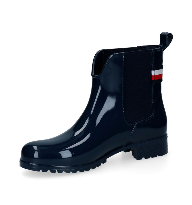 Tommy Hilfiger Hardware Bottes de pluie en Noir pour femmes (295182) - pour semelles orthopédiques