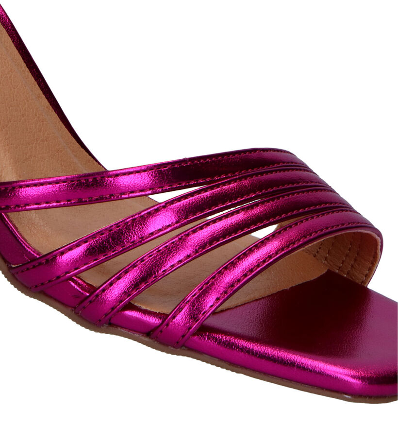 Signatur Sandales à talons en Orange pour femmes (320668)
