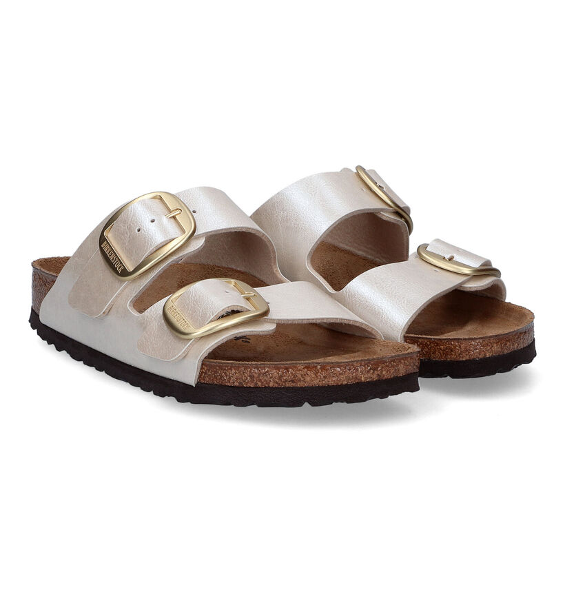 Birkenstock Arizona Big Buckle Zwarte Slippers voor dames (337973)