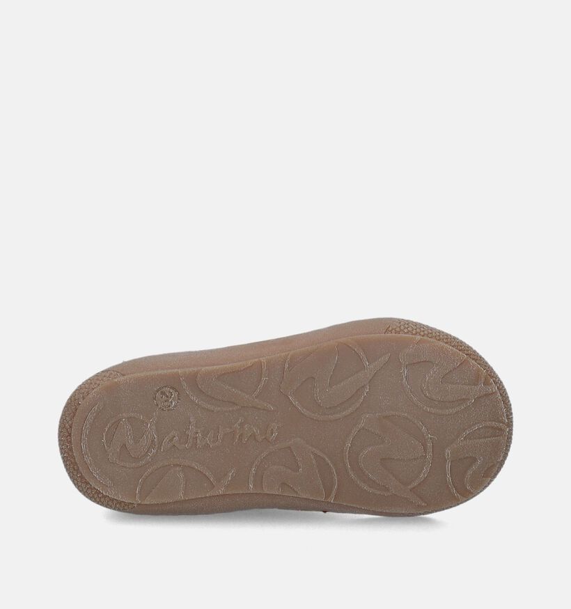 Naturino Cocoon Bruine Babyschoenen voor meisjes, jongens (347696) - geschikt voor steunzolen