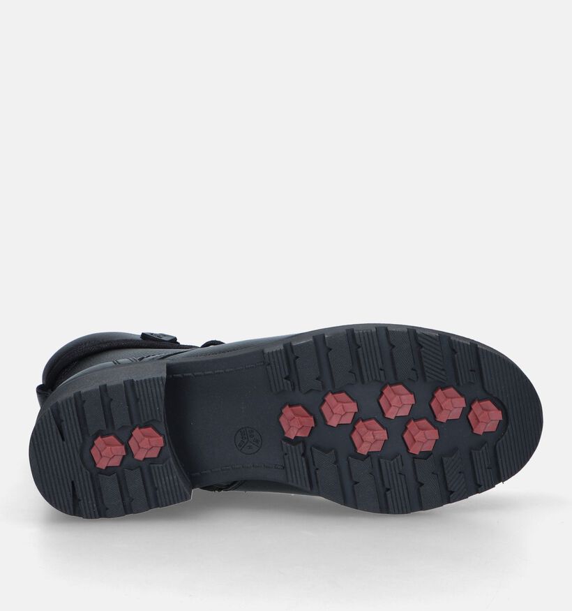 Tamaris Comfort Boots de motard en Noir pour femmes (329340) - pour semelles orthopédiques