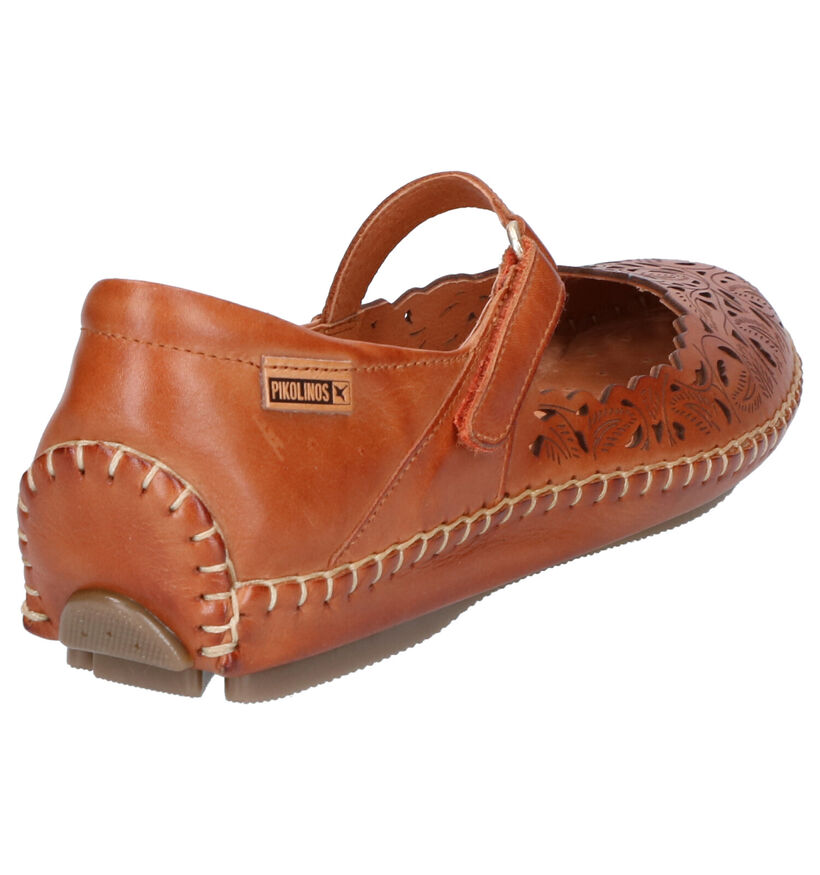 Pikolinos Jerez Ballerines en Cognac en cuir (272431)