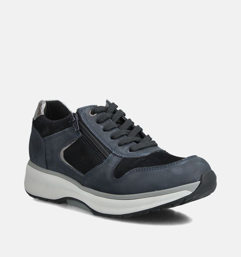 Xsensible New Jersey Blauwe Comfortschoenen voor dames (363587) - geschikt voor steunzolen