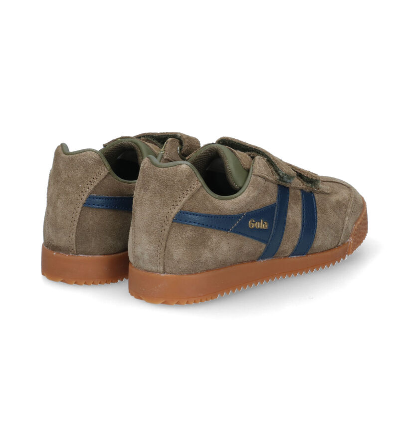 Gola Harrier Strap Baskets en Bleu pour filles, garçons (335822)