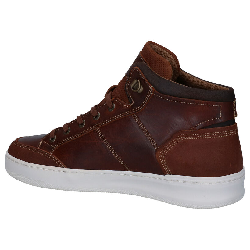 Scapa Baskets montantes en Cognac en cuir (298193)