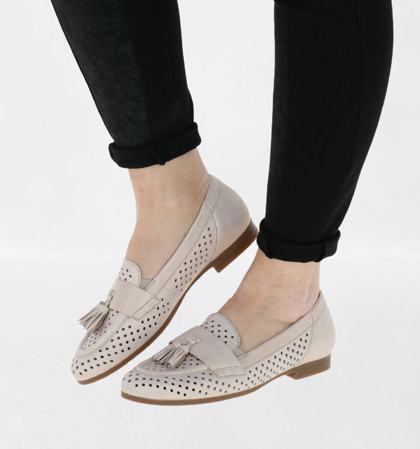 Gabor Beige Loafers voor dames (287935)