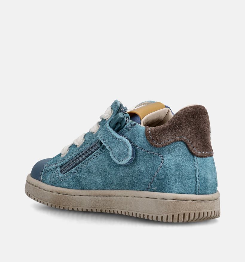 STONES and BONES Nepo Blauwe Babyschoenen voor jongens (369611) - geschikt voor steunzolen