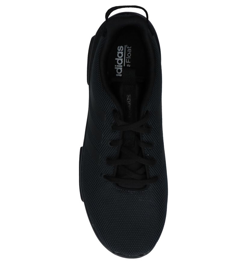 adidas Cloudfoam Racer Baskets en Noir en textile (221785)