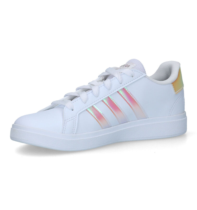 adidas Grand Court 2.0 K Witte Sneakers voor meisjes (332128)