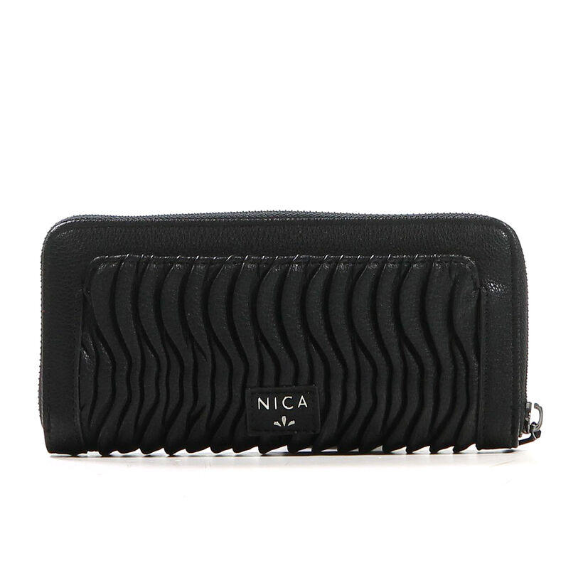 Nica Porte-monnaies zippé en Noir en simili cuir (203837)