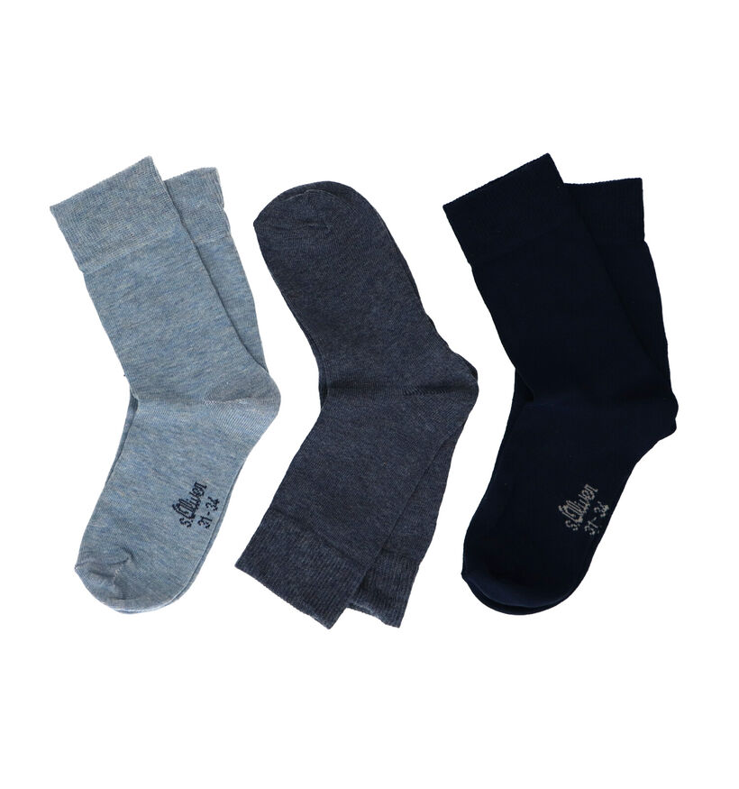 s.Oliver Chaussettes en Bleu - 2 Paires (283033)