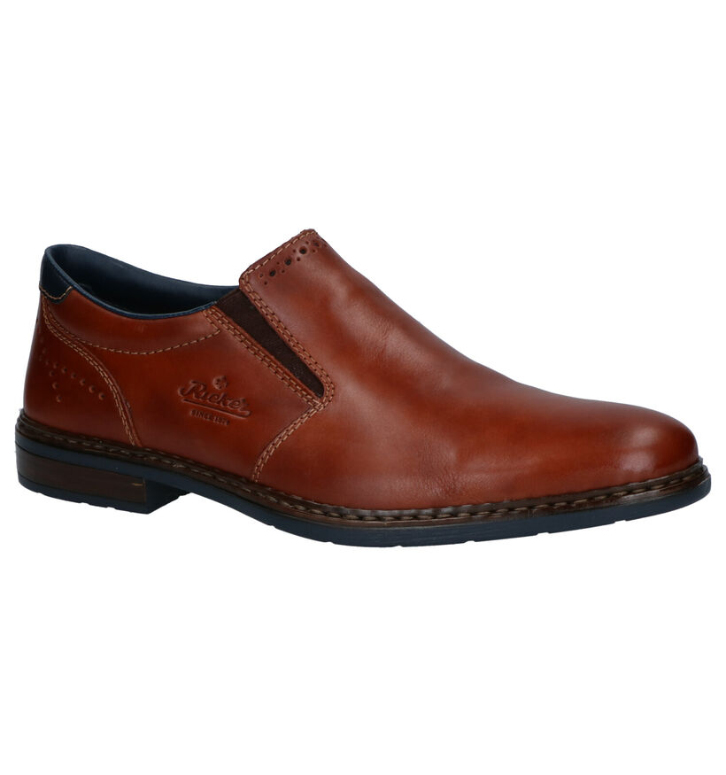 Rieker Chaussures slip-on en Cognac en cuir (262173)