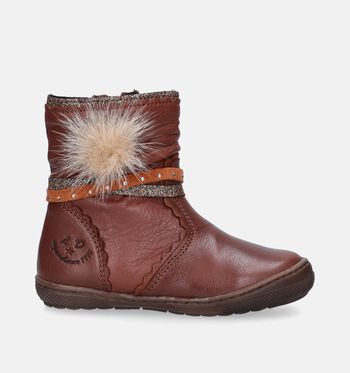 Bottes courtes cognac