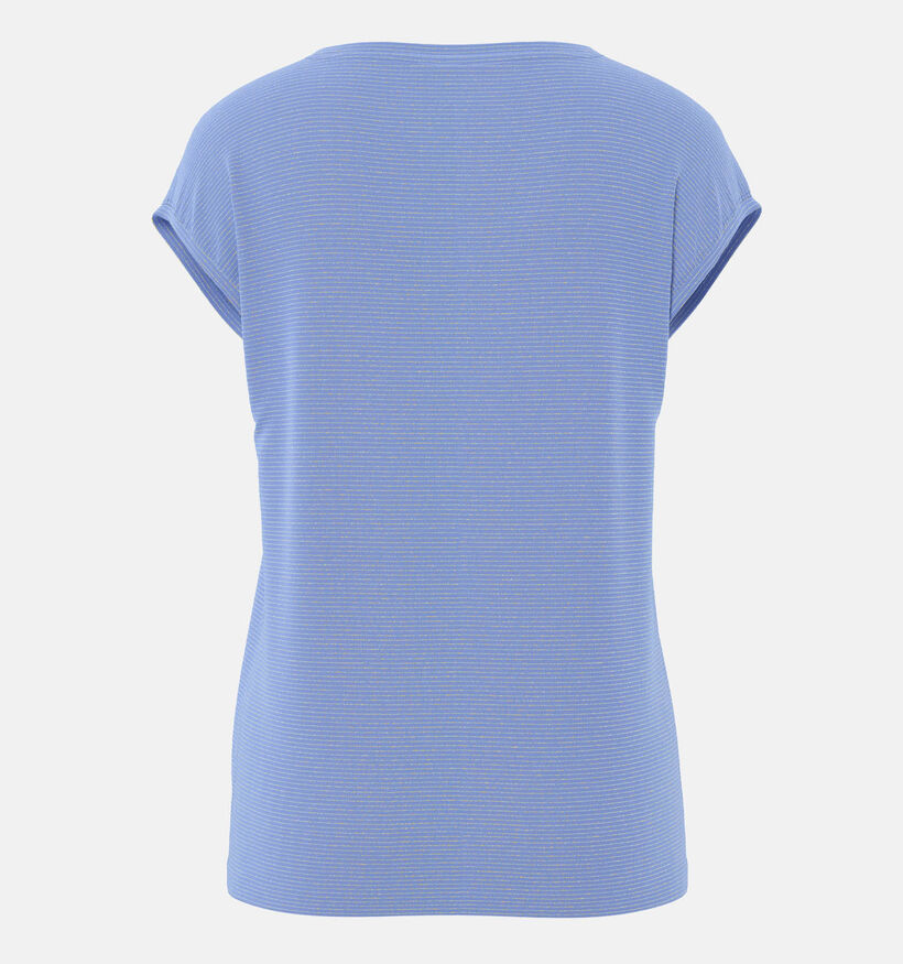 Pieces Billo Lurex Blauwe T-Shirt voor dames (367041)