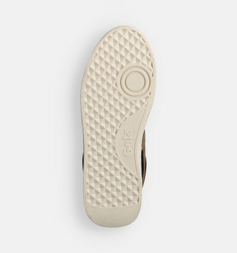 Gola Superslam Blaze II Zwarte/Beige Sneakers voor dames (360816) - geschikt voor steunzolen