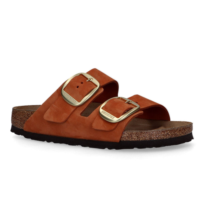 Birkenstock Arizona Big Buckle Zwarte Slippers voor dames (322632)