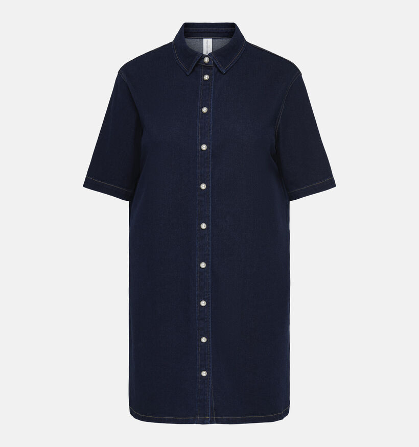 ONLY Carmakoma Madeline Robe mi-longue en Bleu fonc&eacute; pour femmes (381914)