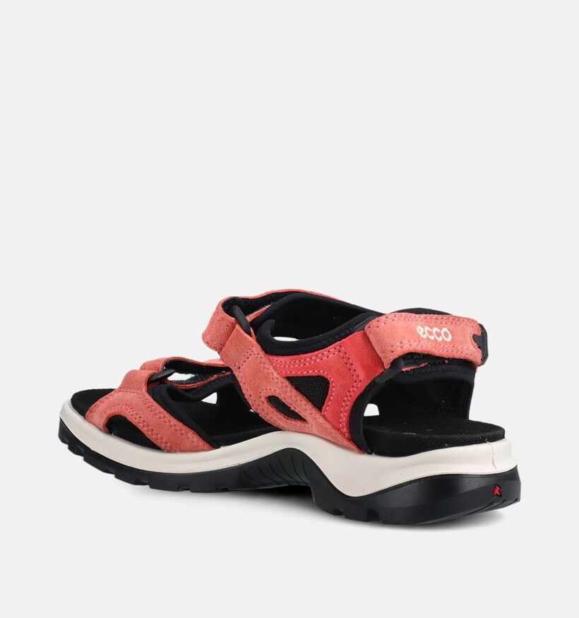 ECCO Offroad Sandales plates en Rouge pour femmes (369780)
