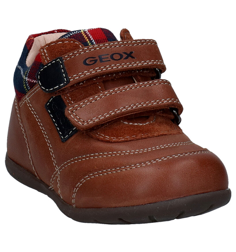 Geox Kaytan Chaussures pour bébé en Cognac en textile (278315)