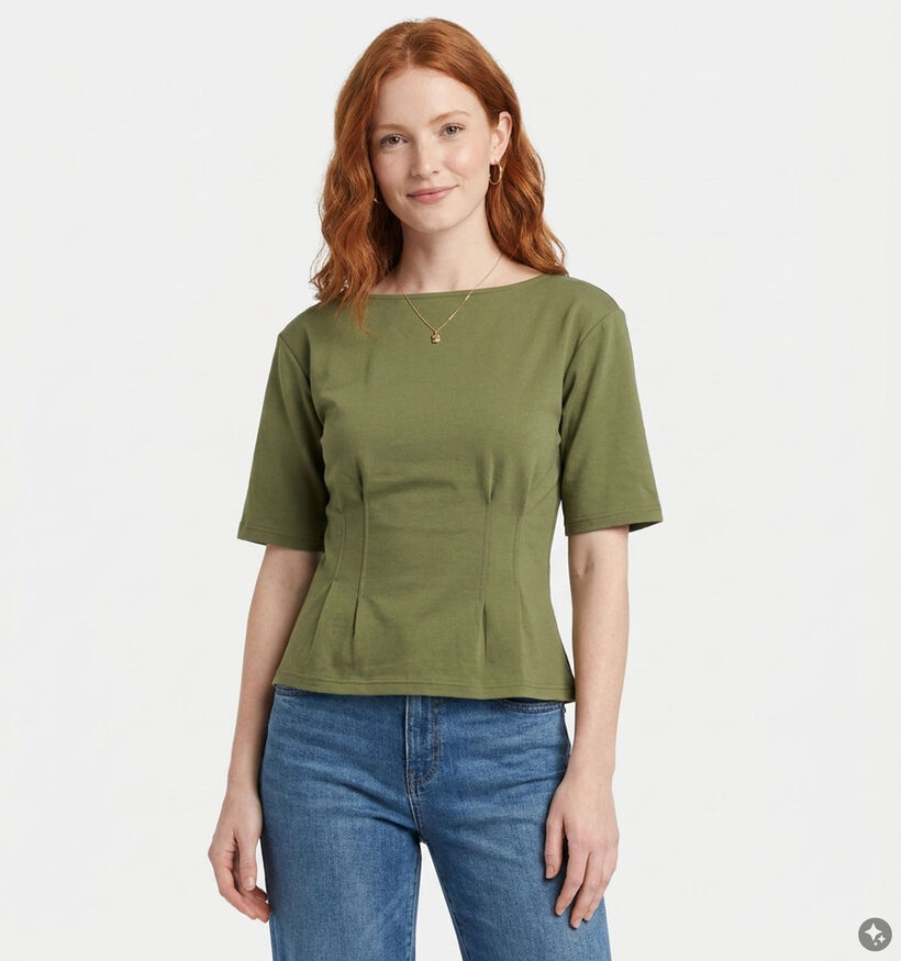 Vero Moda Bjork Donkergroene Top voor dames (379693)